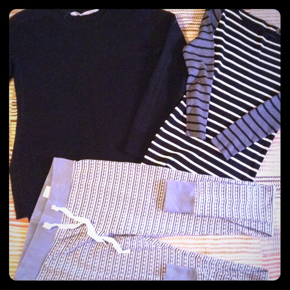Athleta Gap Lot Sz XS - Sweaters pajama pants - Picture 1 of 8